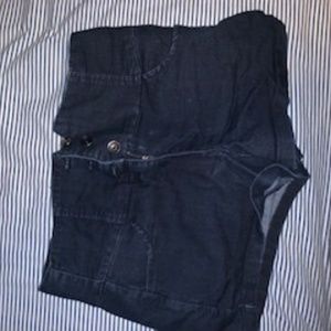 denim shorts